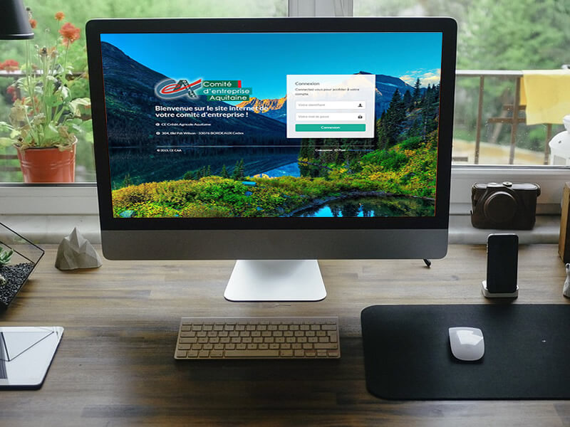 Site Intranet CE Crédit Agricole Aquitaine